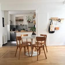 Marie Mihiel On Instagram Melanger Les Styles Salleamanger Table Ikea Docksta Chaises Bistrot Boncoin Chiner Contemporain Vi Table Interior Ikea