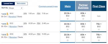 Redemption Singapore Airlines Award Chart Www Imghulk Com