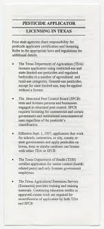 Certification and licensure are some of the commonly mistaken or misunderstood words in the examination and practice fields. Pesticide Applicator Licensing In Texas The Portal To Texas History