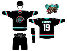 Vancouver Canucks Vancouver Grizzlies Retro Home Jersey Vancouver Canucks Nhl Jerseys Nhl