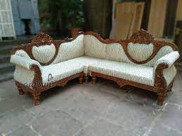 Globally acclaimed and known to the world for manufacturing, wholesaling, and retailing teak and wicker furniture, we are the market pioneers when it comes to décor, and practical furniture needs for indoors and outdoors. Aarsun Woods 3 3 Sester Wooden L Shape Teak Sofa Set White Amazon In Home Kitchen