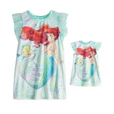 Mermaid toddler bed will transform your little one?s bedroom into an underwater fantasy! Disney S The Little Mermaid Toddler Girl Ariel Night Gown Matching Doll Night Gown Set