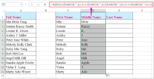 Take the basketball player yao ming as an example. How To Split Full Name To First And Last Name In Excel