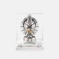 Atmos Transparente 5135204 Jaeger Lecoultre Estilo Art Deco Reloj Transparente