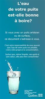 L'eau c'est la vie ! Municipalite De Lac Sainte Marie Analyse De L Eau