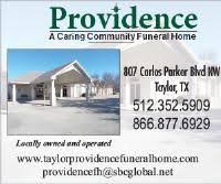Providence Funeral Home Ads Taylorpress Net