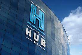 Logo For The Hub 30a Logo For An Us 3 Acre Shopping Dining And Entertainment Venue Located In An Exclusive Beach Destination Dizajn Logotipov Logotip Florida