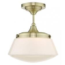 Available at highly competitive prices and free uk delivery when you spend £50. Semi Flush Ceiling Light Antique Brass Opal Glass Ip44 Uk