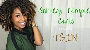 How To Create Bouncy Shirley Temple Curls On Natural Hair Natural Hair Styles Natural Hair Styles For Black Women Curly Hair African American