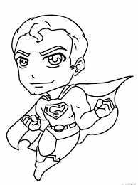 Coloriage Garcon Super Heros Superman Dessin Super Heros à imprimer