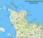 Cherbourg Peninsula Map - Ontheworldmap.com