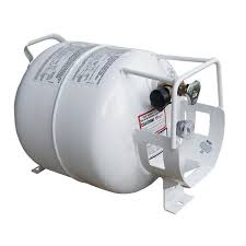 One quick and easy way to know how much is in the tank: Homecrest Quick Ship Horizontal 20 Lb Propane Tank Q005269