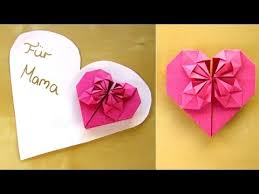 Muttertagsgeschenke Basteln Mit Papier Geschenk Zum Muttertag Muttertagskarte Mama Geschenkideen Youtube