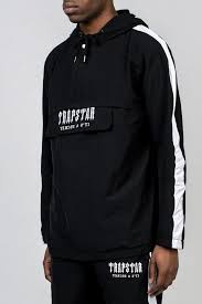 Trapstar Decoded Pullover Anorak Black White In 2019