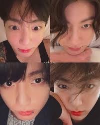 Jungkook big boba eyes 👀💜 thv thvianx ianx