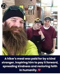 While I was walking out of North Adams Massachusetts, I decided to swing  into the Subway to get one last meal before getting back to the trail. I  was in line ordering