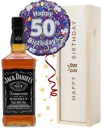 A birthday that celebrates 50 golden years is a big one. 50th Birthday Jack Daniels Whiskey And Balloon Gift Next Day Delivery Uk Sparkling Direct