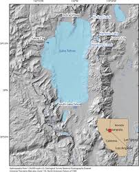 This posts covers the best scenic spots, beaches, viewpoints and sightseeing ideas for your day on the lake. Lake Tahoe In The Central Sierra Nevada Mountain Range Ca Nv Us With Download Scientific Diagram