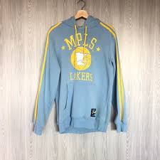 Vintage nba los angeles lakers pullover fleece hoodie embroidered. Adidas Shirts Vintage Adidas Minneapolis Lakers Hoodie Size M Poshmark