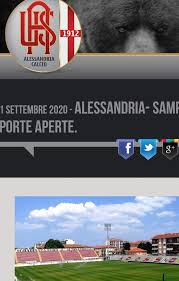 You are on us alessandria calcio 1912 live scores page in football/italy section. Alessandria Sampdoria A Porte Aperte 5 Settembre 1000 Tifosi Allo Stadio Moccagatta Derbyderbyderby
