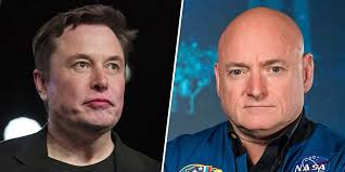 Elon Musk, astronaut Scott Kelly spar
