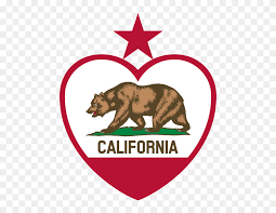 State senate passes fair education act,r2sports event search,ohio oh state map shape simplified vector. Flag Of California Republic In Heart Shape Vector Image California Republic State Bear Clipart 5379043 Pinclipart