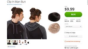 The versatility of the man bun haircut makes it possible to style to any haircut you want. Clip On Man Buns Are Now Avaliable For The Adventurous