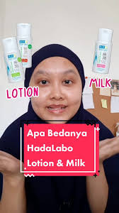 Bedanya #Hadalabo Moisturizing Lotion & Milk apa yaaa? Di sini aku jel...