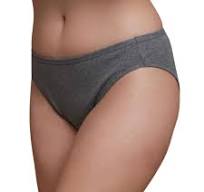 Cottonique 100% Organic Cotton Women's Latex Free Panties - High Cut Panty  - 2 Pack