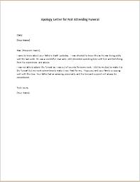 How are you preparing for your party? Apology Letter For Not Attending Funeral Writeletter2 Com