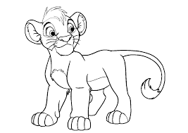 Simba and nala as children. Lion King Coloring Pages Print Or Download For Free Razukraski Com