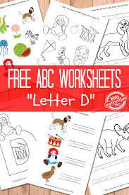 fun letter d worksheets printable preschool pack kids activities blog