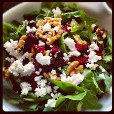 Roasted Beet Salad With Walnuts And Goat Cheese Recipe Roasted Beet Salad Goat Cheese Salad Recipe Beet And Goat Cheese