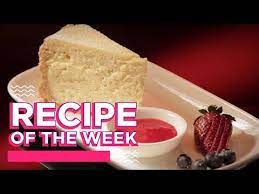 Baked Vanilla Cheesecake Recipe Of The Week Mkr Always Open Youtube Vanilla Cheesecake Recipes No Bake Vanilla Cheesecake Baked Cheesecake Recipe