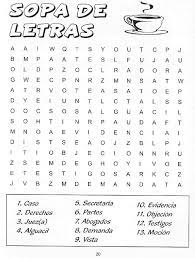 A continuación les dejo este juego de gato para imprimir. Sopa De Letras Para Adolescentes Para Imprimir Imagui Learning Spanish Sunday School Crafts Learning
