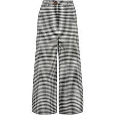 Black And White Gingham Pants A W A K E Jellychess Gingham Woven Wide Leg Pants 520 Liked On Polyvore Featuring Pants Checkered Pan Gingham Pants Wide Leg Pants Black And White Pants