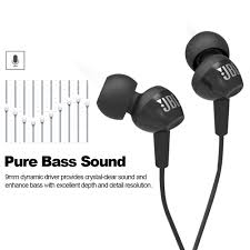 Quick launch access to google assistant / siri. Jbl C100si Original 3 5mm Wired Stereo Earphones Deep Bass Music Sports Headset Sports Earphone Hands Free Call With Microphone Phone Earphones Headphones Aliexpress