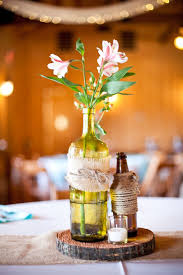 Check out our wood slabs near me selection for the very best in unique or custom, handmade pieces from our shops. Vintage Bottle And Hand Cut Wooden Slab Centerpiece