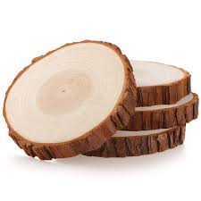 Come on down and checkout the brand new circle tavern! Fuyit Wood Slices 4 Pcs 16 18cm No Hole Natural Unfinished Log Wooden Circles For Art Creation Diy Crafts Wedding Decorations Christmas Ornaments Buy Online In Botswana At Botswana Desertcart Com Productid 207684480