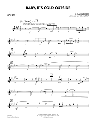 Baby It S Cold Outside Key C Alto Sax 1 Sheet Music To Download