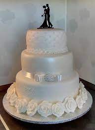 Availability Of Cake Decorators May Be Restricted At The Bakeshop Of Your Choice Elegant Cake Simple Wedding Cake Wedding Cake Toppers Wedding Cake Decorations