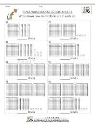 Hundreds Tens Ones Worksheets 2nd Grade Counting Worksheet 1