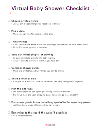 How To Throw A Virtual Baby Shower