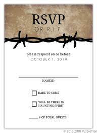 Halloween Wedding Invitations And Rsvp Cards Halloween Wedding Invitations Halloween Wedding Invitations
