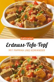 Erdnuss Tofu Topf Rezept Tofu Rezepte Tofu Gerichte