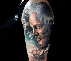 A contemporary tattoo space, built upon two things; Ragnar Lothbrok Tattoo By Marek Hali Post 24159