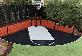 Deshayes dream courts will work with you on sizing, design, and placement to create the backyard or driveway basketball court of your dreams! Swish Court Design Your Own Court