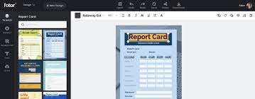 Free printable flash card maker. Report Card Maker Create A Custom Report Card Online In Minutes Fotor Graphic Design Software