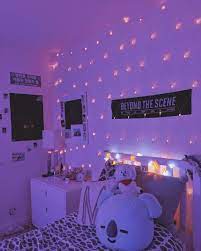 Pin By Makeupbyanna On Purple Neon Room Army Room Decor Girl Bedroom Decor