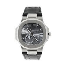 The nautilus 3800 was available with a range of dials. Pre Owned Patek Philippe Patek Philippe Nautilus 5712g 001 In White Gold Pre Owned Watches